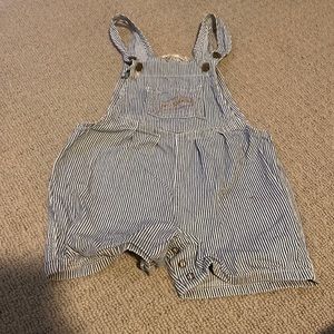 Fin and Vince striped shortalls